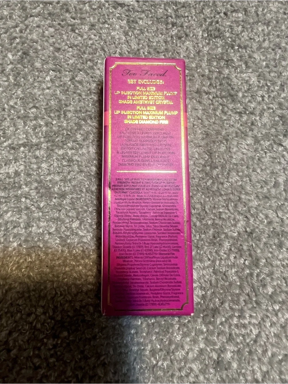 Too Faced Lip Injection Maximum Plump Duo